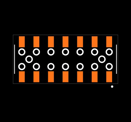 SSM-107-L-DV-BE-A-K-TR Footprint