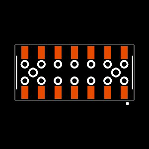 SSM-107-L-DV-BE-LC-K Footprint