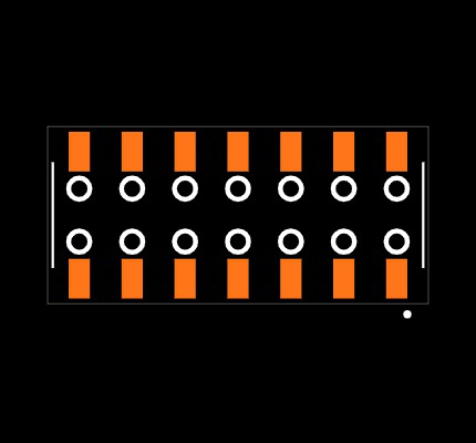 SSM-107-L-DV-BE-M Footprint