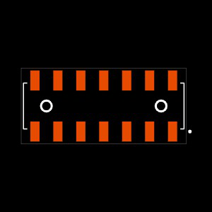 SSM-107-L-DV-LC Footprint