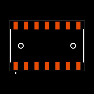 SSM-107-L-SH-LC Footprint