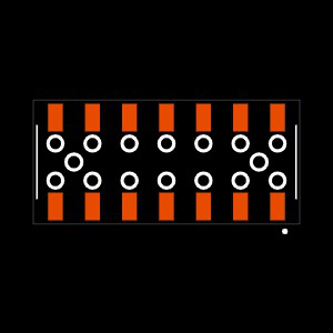 SSM-107-S-DV-BE-A-P Footprint