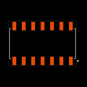 SSM-107-T-DH Footprint