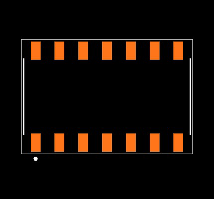 SSM-107-T-SH Footprint