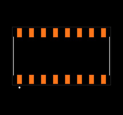 SSM-108-F-SH-TR Footprint
