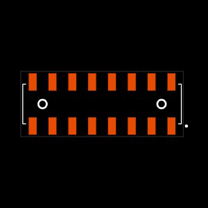 SSM-108-H-DV-A-P-TR Footprint