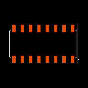 SSM-108-L-DH-001 Footprint