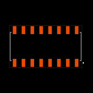 SSM-108-L-DH-TR Footprint