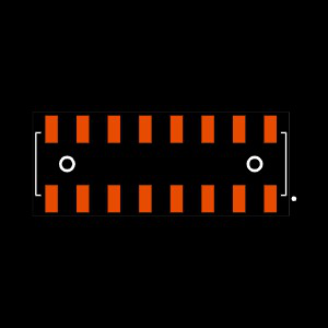 SSM-108-L-DV-A Footprint
