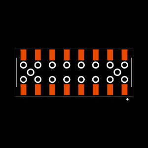 SSM-108-L-DV-BE-A Footprint