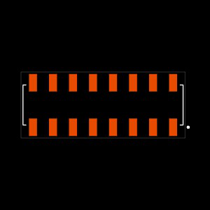 SSM-108-L-DV-K Footprint