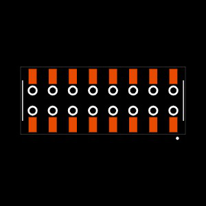 SSM-108-LM-DV-BE-P-TR Footprint