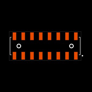 SSM-108-S-DV-A-K Footprint