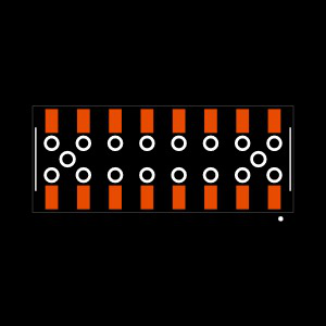 SSM-108-S-DV-BE-A-TR Footprint