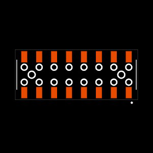 SSM-108-S-DV-BE-LC Footprint