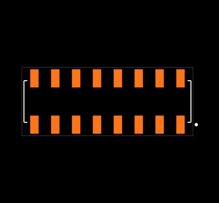 SSM-108-S-DV-P-TR Footprint
