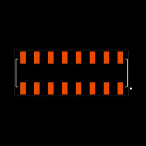 SSM-108-T-DV-K-TR Footprint