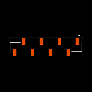SSM-108-T-SV-P Footprint