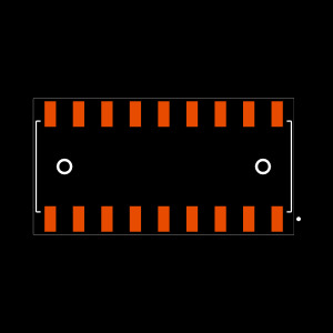 SSM-109-L-DH-LC Footprint