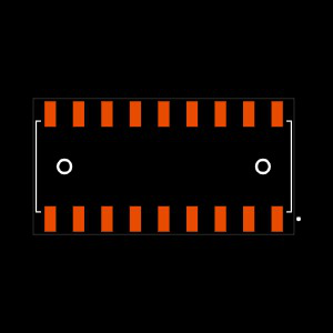 SSM-109-S-DH-LC Footprint