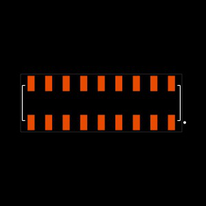 SSM-109-T-DV-M Footprint