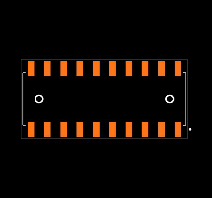 SSM-110-F-DH-LC-TR Footprint