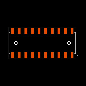 SSM-110-L-DH-LC Footprint