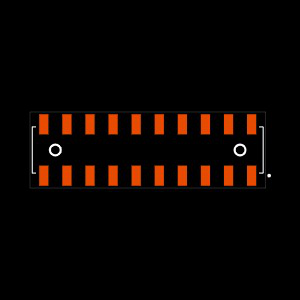 SSM-110-L-DV-LC-P Footprint