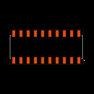 SSM-110-T-DH Footprint