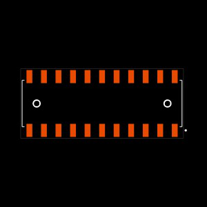 SSM-111-L-DH-LC-TR Footprint