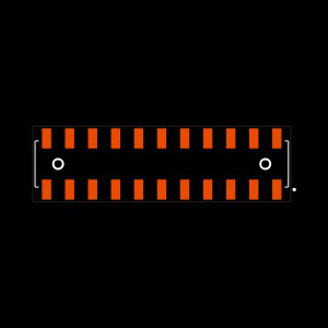 SSM-111-S-DV-A-K-TR Footprint