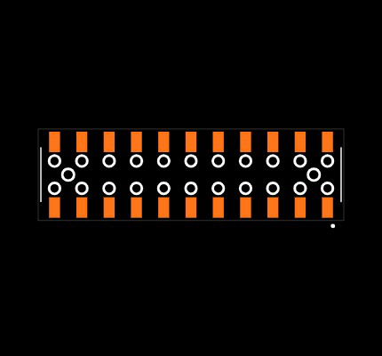 SSM-111-S-DV-BE-A-P-TR Footprint