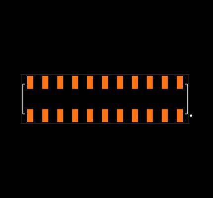 SSM-111-S-DV-TR Footprint
