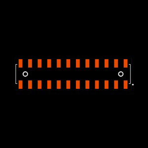 SSM-112-L-DV-LC Footprint