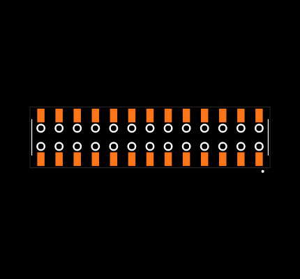 SSM-113-S-DV-BE-P-TR Footprint