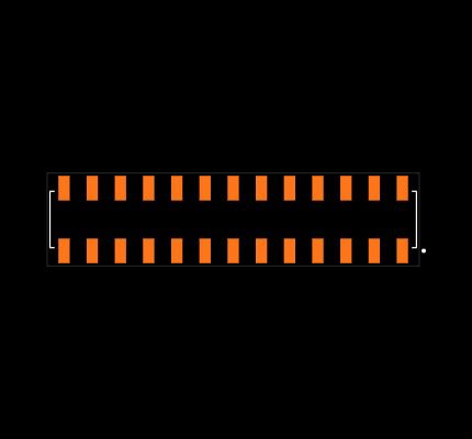 SSM-113-T-DV-P Footprint