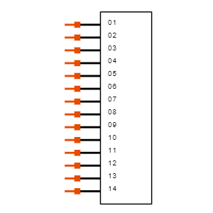 SSM-114-S-SV-BE Symbol