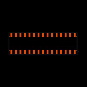 SSM-115-L-DH Footprint