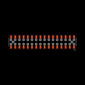 SSM-116-L-DV-BE-A-M-TR Footprint