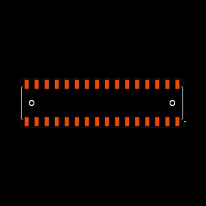 SSM-116-T-DH-LC Footprint