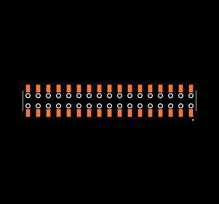 SSM-117-H-DV-BE-K-TR Footprint