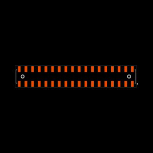 SSM-118-L-DV-LC-K Footprint