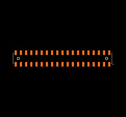 SSM-119-T-DV-LC Footprint