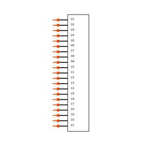 SSM-121-STL-SV Symbol
