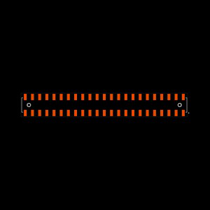 SSM-123-L-DV-LC Footprint