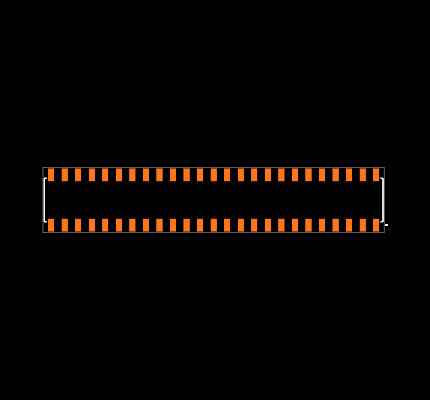 SSM-125-L-DH-050 Footprint