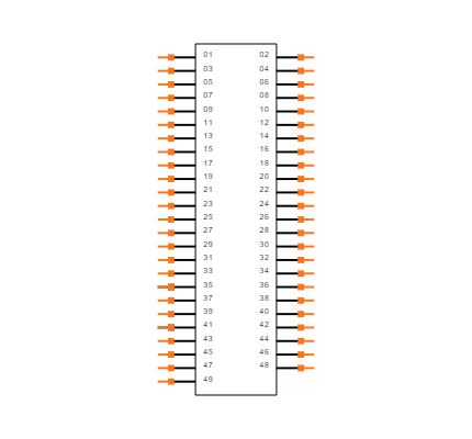 SSM-125-L-DH-050 Symbol