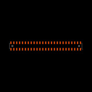SSM-125-SM-DV-LC Footprint