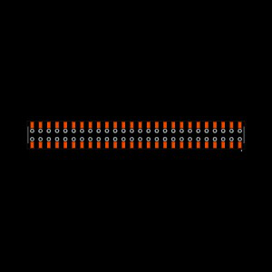 SSM-126-L-DV-BE Footprint