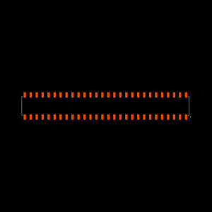 SSM-128-L-DH Footprint